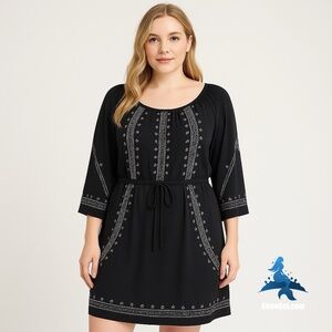1145 Michael Kors Tunic Dress - Size 2X - Black